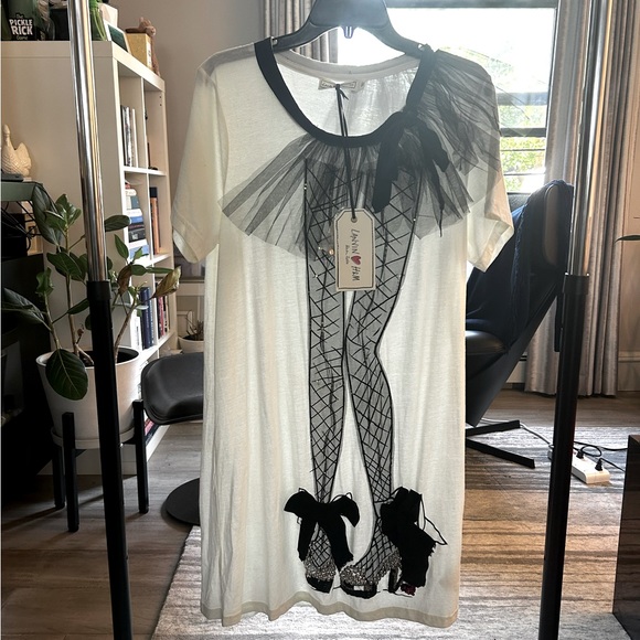NWT Lanvin x H&M Tunic T-Shirt - Picture 2 of 4
